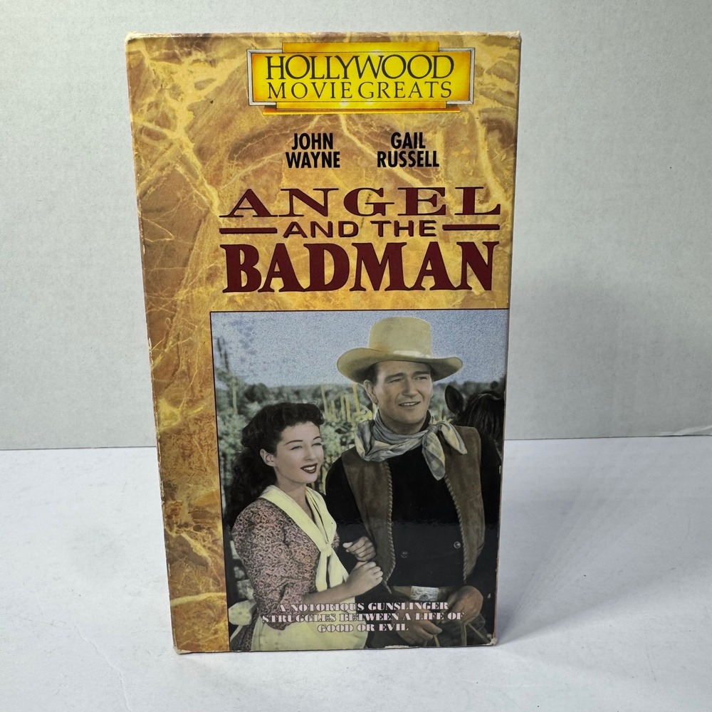 Angel and the Badman VHS John Wayne Gail Russell 1992 GoodTimes Western Vintage‎